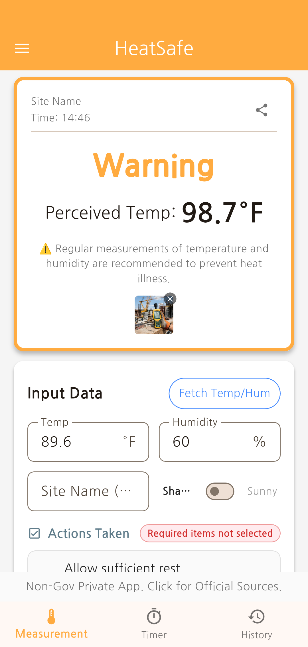 HeatSafe Site Evidence